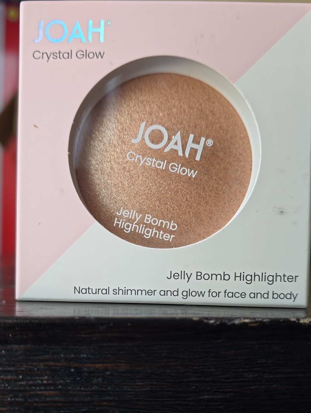 J.O.A. Crystal Glow Jelly Bomb Highlighter — Peach